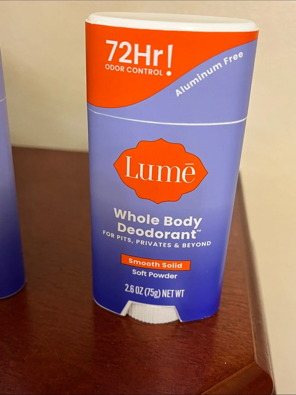 Lume whole body deodorant smooth solid soft powder lot of 4